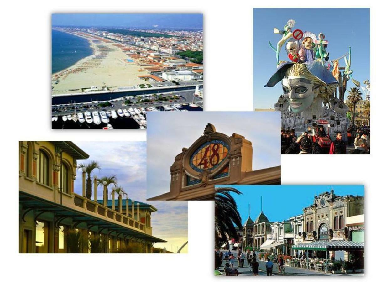 Altido Apt For 8 With Huge Terrace In Old Town Of Viareggio Esterno foto